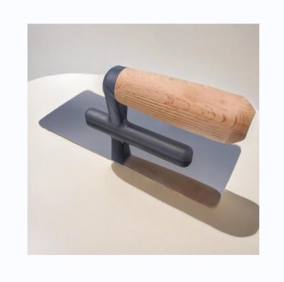 China Stainless Steel Rubber Handle Trowel for Finishing Plaster Bricklaying Tasks and Jobs for sale