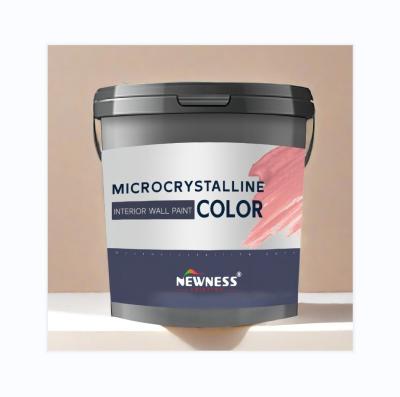 China Customized Colors Micro Crystalline Emulsion Wall Paint for Interior Texture Coating for sale