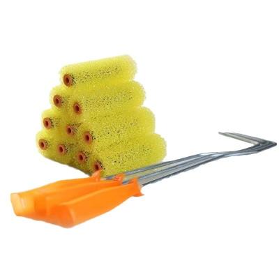 Cina Pelle di plastica con maniglia in PP Professional Polyester Foam Paint Roller Brush per servizi di verniciatura in vendita