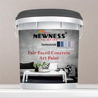 China Main Raw Material Acrylic Waterproof Faux Concrete Paint for Wall and Ground for sale