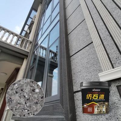 China Pintura de pedra de mármore exterior em várias cores para aplicação de spray de parede exterior à venda