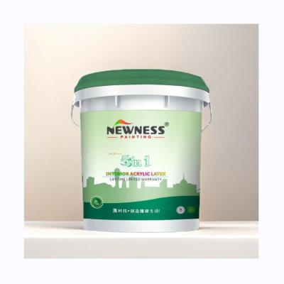 China 5-in-1 Acrylic Interior Wall Coating Paint for Excellent Elasticity and Crack Resistance for sale