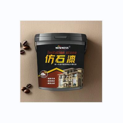 China Spray Application Method Water Natural Rock Chips Effect Paint for Granite-like Finish for sale