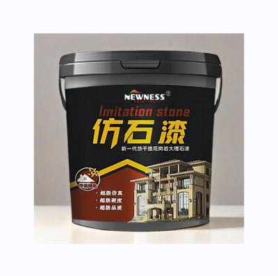 China 20KG/BUCKET Water Base Paint Marble Stone Effect Spray Paint Stone Paint in Color Chart for sale