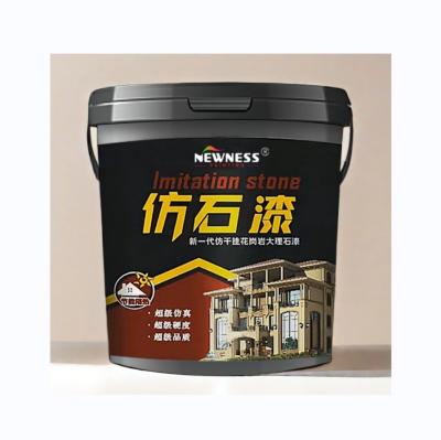 China Environmental Eco-friendly Exterior Stone Texture Wall Paint with Matt Gloss for sale