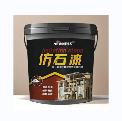 China Exterior Wall Stone Texture Paint with Granite Spray Coatings and CAS No. 79-10-7 for sale