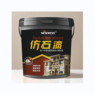 China Water Based Liquid Coating Building Coating Exterior Granite Texture Stone Wall Paint for sale