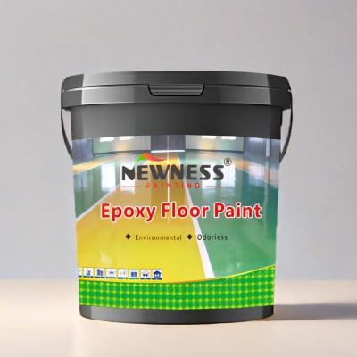 China Foshan NEWNESS Epoxy Self Leveling Floor Paint CAS No. 24969-06-0 Thick Film Thickness for sale