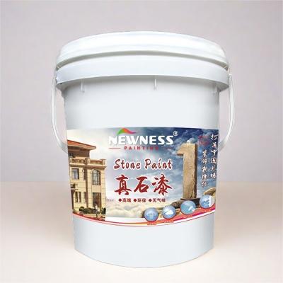 China 20KG/BUCKET Natural Stone Textured Paint High Adhesion Coating for Outside Wall Paint for sale