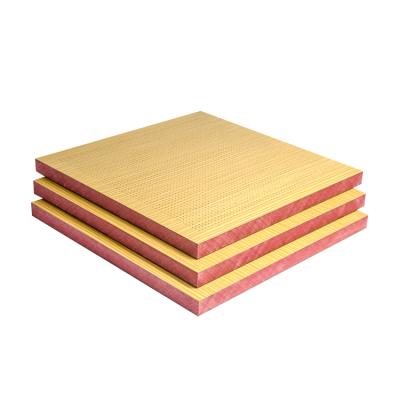 China Modern Decorative Wooden Mic Roof Sound Absorbing Perforated Wood Like Roof Acoustic Panels For Hall for sale