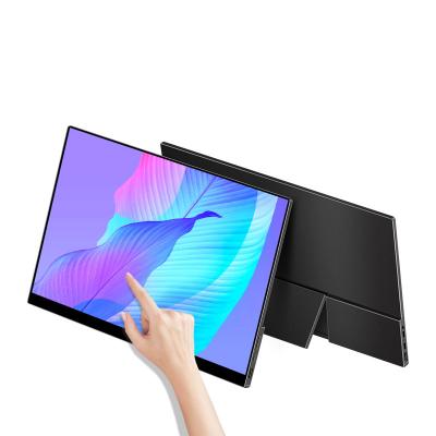 China Newest 13.3 Inch 1080P FHD Portable Monitor Touch Screen With Type-C Mobile PC Laptop Gaming Desktop Screen 13.3 Inch Fold Stand (16:9) for sale