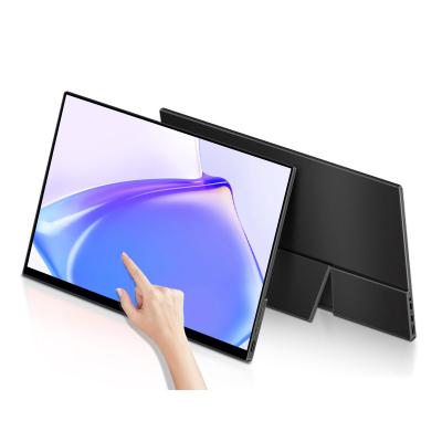 China Newest 15.6 Inch Portable Monitor 1080P FHD Touch Screen With Type-C Fold Stand For PC Laptop Gaming Desktop Mobile 15.6inch Screen (16:9) for sale