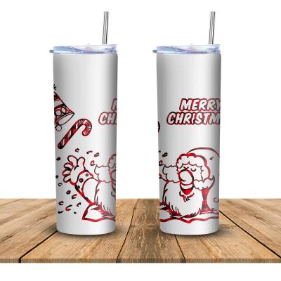 China WeVi 2021 Sublimation 20oz Sublimation Turner Stainless Steel Lean Straight Lean Blanks Mug Tumbler With Lid for sale