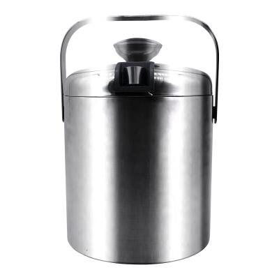 China WeVi Sustainable Custom Beer Insulated Large Capacity Stainless Steel Ice Bucket With Lid for sale