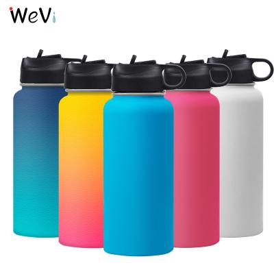 China Viable Wevi 64oz Flask Water Bottle Vacuum Beer Shaker Insulated Water Bottle Stainless Steel Water Bottle for sale