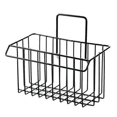 China New-fashion Iron Kitchen Cloth Drain Rack Household Non-marking Stick Sink Basket Sponge Storage Hanging Detergent Rack for sale