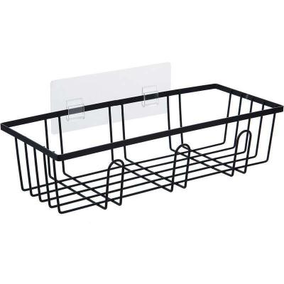 China Minimalist Popular Metal Bathroom Product Wall Corner Metal Locker Shower Rack Hanging Basket For Storage Rack for sale