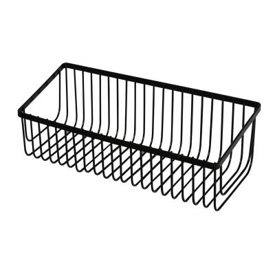 China 2022 High Quality Storage Basket Room Shower Wire Metal Spice Basket Seasoning Box Wall Mounted Storage Box for sale