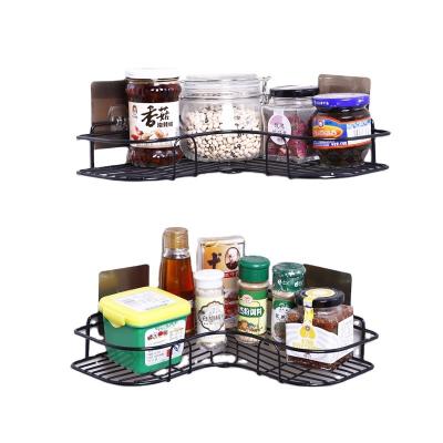 China High Quality Sustainable Corner Rack Wall Mounted Bathroom Rack With Sticker for sale