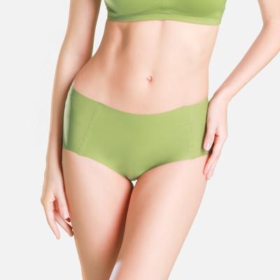 China Eazmol Traceless Antibacterial Underwear Women's Summer Thin Ice Silk One-Piece Briefs Comfortable Breathable Briefs New for sale