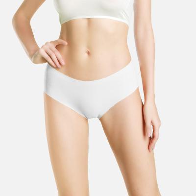 China Eazmol Antibacterial Hipster Ice Silk Traceless Women's Midwaist Cotton Summer Underwear Breathable OEM for sale