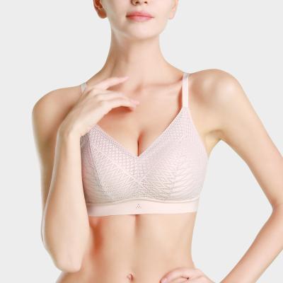 China Eazmol Antibacterial Push Up Sexy Women's Cotton Bra Women's Lace Bra Underwear Breathable Women's Underwear Bra for sale