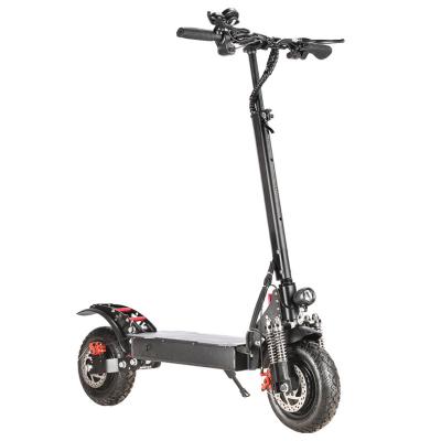 China ZEUSFIT 1200w 48v Unisex Dual Drive Electric Scooter Aluminum Alloy Off Road Foldable Electric Scooter for sale