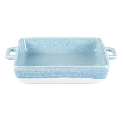 China Viable Ceramic Bakeware Customizable Cooking Dish Sets Lasagna Pan Casserole Dish Baking Dishes Cooking Set for sale