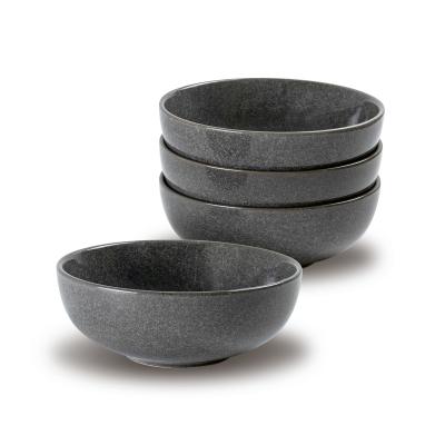 China Reactive Reactive Ceramic Stoneware Dinner Set Porcelain Salad Bowl Round Ramen Bowl for sale