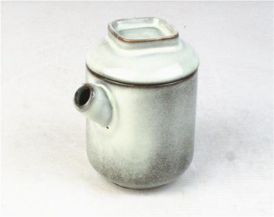 China Sustainable Ceramic Milk Jug With Reactive Glazed Stoneware Eco - Friendly Milk Jug for sale