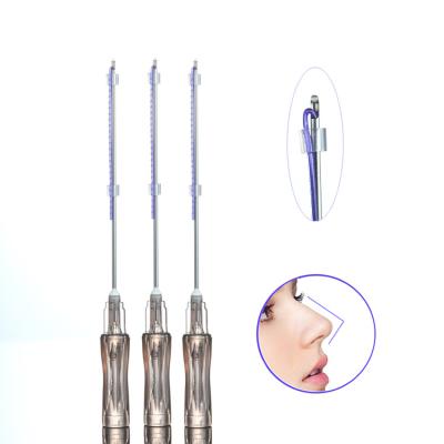 China Skin Tightening Bidirectional Barbed Reshaping Nose L Type 19g 38mm Collagen Pdo Thread for sale