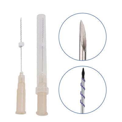 China Easy To Use Korea High Quality Facial Lift Screw Thread Pdo Facelift Hilos Tensores Pdo Facial Lift Tornado Pdo Wire 27g 38mm for sale