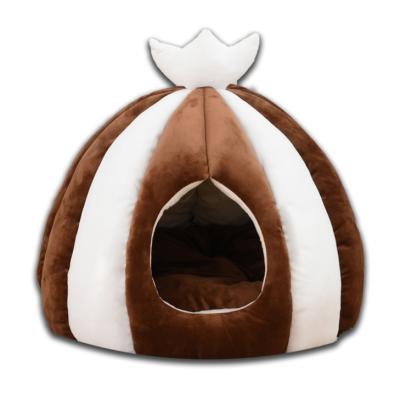 China Wholesale Large Cat Pet Dog Beds Luxury Washable Travel Rattan Pet Bed for sale