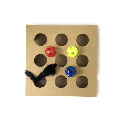 China Viable Popular Interactive Cat Toys with 3 Balls and 1 Mice Play for Cats Training for sale