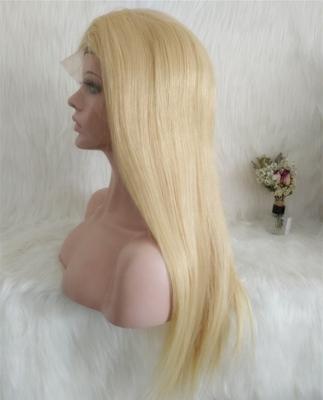 China Manufacturer 613 dao virgin remy hair long straight qing virgin remy hair 100% full lace wig blonde with baby hair wholesale price for sale