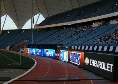 China 1R1G1B Advertising Football Stadium Perimeter Led Screen P16 1920 Hz for sale