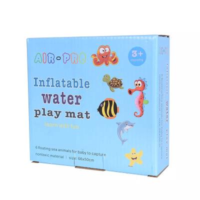 China Eco-friendly Funny Time Baby Mat Inflatable Mat Toddlers Activity Water Play Mat for sale