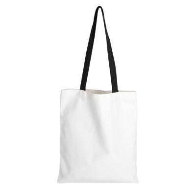 China Custom Printing Washable Eco-Friendly Cotton Canvas Reusable Grocery Bags Eco-Friendly Tote Bag With Soft Web Handles for sale