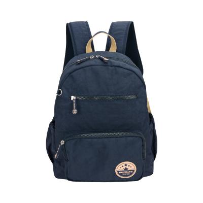 China Custom Logo Large Capacity Teenagers Backpack Canvas Waterproof Travel Backpack Waterproof School Bags for sale