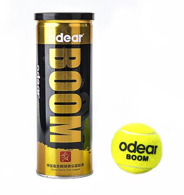 China Tournament Odear Factory Wholesale Custom Printed ITF Approval Tournament Tennis Balls Packed In Tube And Box for sale