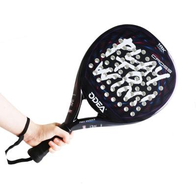 China 2018 Latest Carbon Fiber Hot Sale 3K Carbon EVA Spain Padel Racket for sale