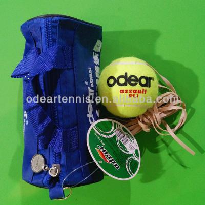 China With rubber string tennis training equipment&set, elastic tennis ball with tennis machine for sale