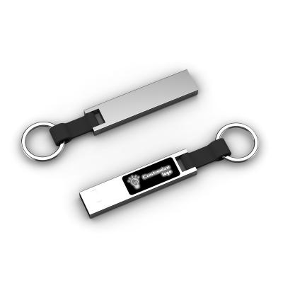 China Custom LED USB Flash Drive 16GB 32GB 64GB Carabiner Carabiner Head LED Light Up USB Head Light for sale