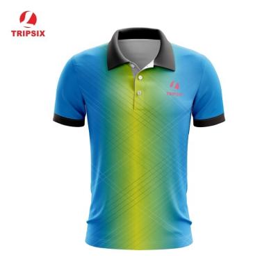 China Anti-pilling new design Team Polo Shirts For Men custom made for sale