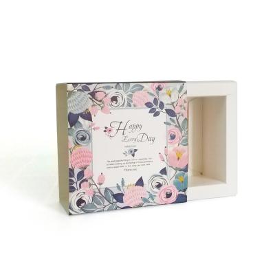 China New Design Custom Drawer Full Color Paper Box Recyclable Sliding Printing Paper Soap Packaging Box for sale