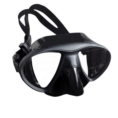 China Dive Mask Low Volume Snorkeling Mask Tempered Glass Waterproof Anti-fog Adult Diving Mask for sale