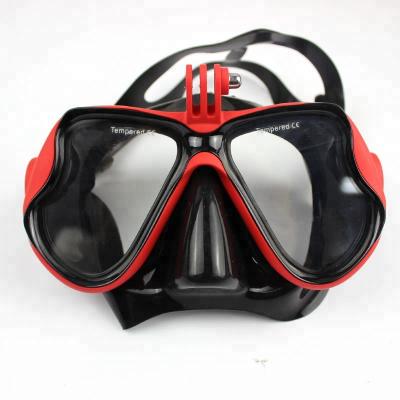 China Top Selling Anti-leak Diving Goggles With Camera Bracket Swim Diving Underwater Mask for sale