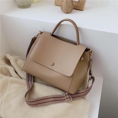 China Fashion Large Capacity Handbags Women PU Shoulder Messenger Bag Female Retro Daily Totes Lady Elegant Handbags Totes Bags Women for sale