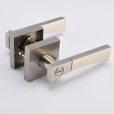 China Modern Design Heavy Duty Privacy Bedroom Bathroom Handle Lock Door Separate Lever Handle Locks Simple S7810 for sale