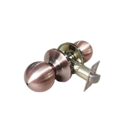 China High Quality Zinc Alloy Ball Door Knob For Privacy Doors 2502-BK for sale